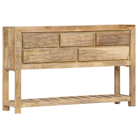 vidaXL Sideboard 120x30x75 cm Massivholz Mango