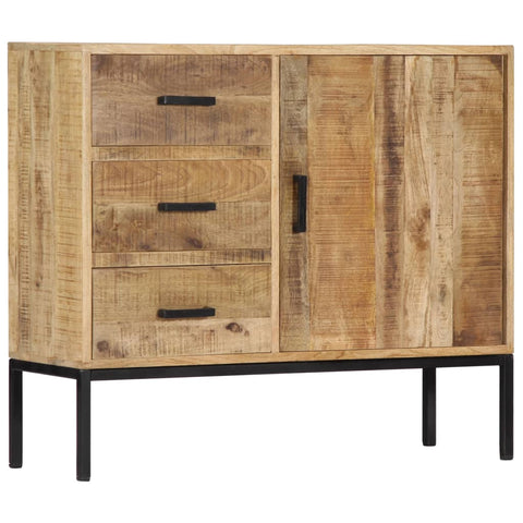 vidaXL Sideboard 88x30x71 cm Massivholz Mango