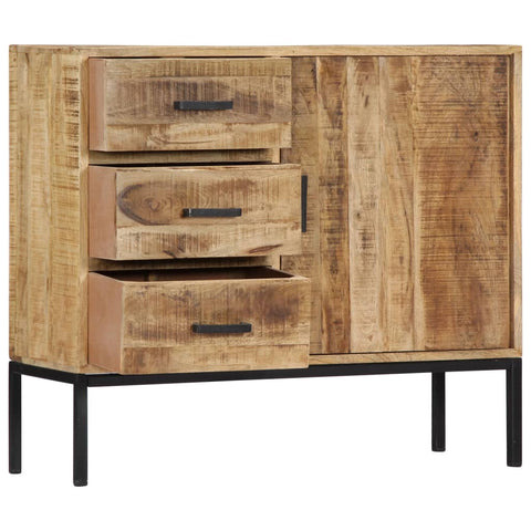 vidaXL Sideboard 88x30x71 cm Massivholz Mango