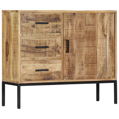 vidaXL Sideboard 88x30x71 cm Massivholz Mango