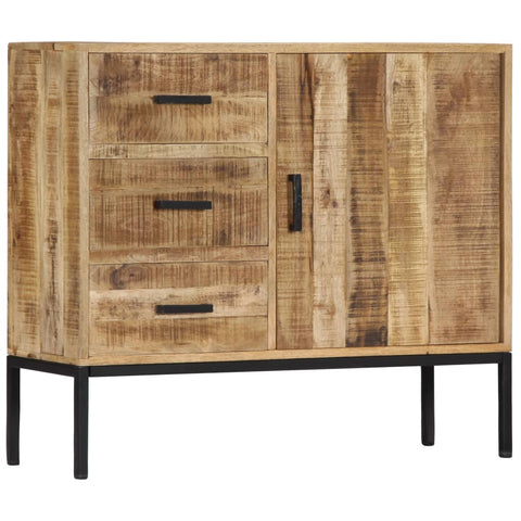 vidaXL Sideboard 88x30x71 cm Massivholz Mango