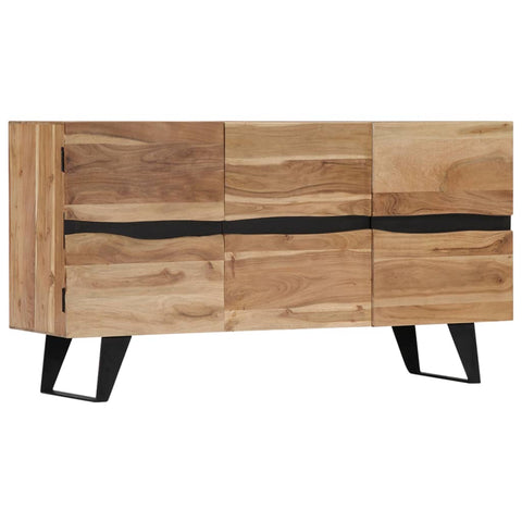 vidaXL Sideboard 150x40x79 cm Massivholz Akazie