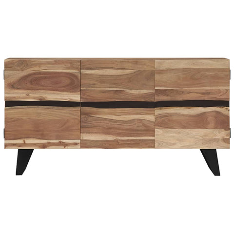 vidaXL Sideboard 150x40x79 cm Massivholz Akazie