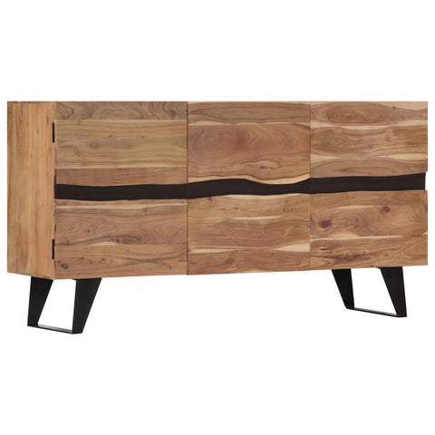 vidaXL Sideboard 150x40x79 cm Massivholz Akazie