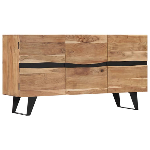 vidaXL Sideboard 150x40x79 cm Massivholz Akazie