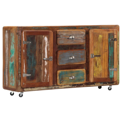 Sideboard 150x43x86 cm Altholz Massiv