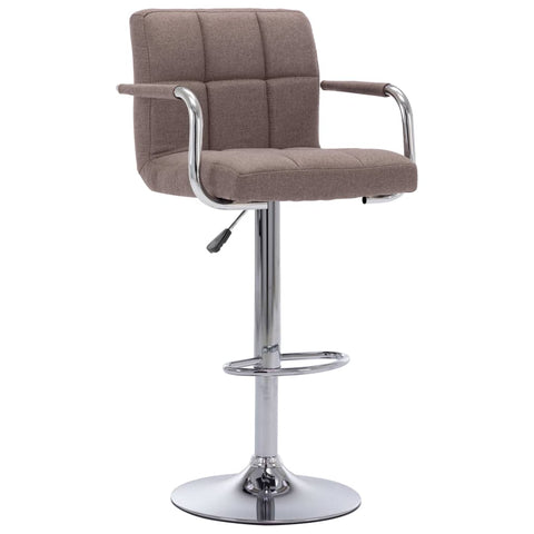 vidaXL Barhocker Taupe Stoff