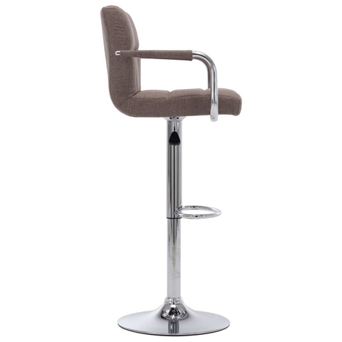 vidaXL Barhocker Taupe Stoff