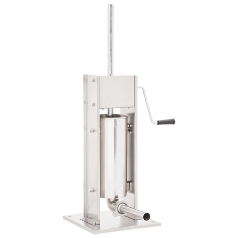 hocami - Manueller Wurstfüller Silbern 5 L Edelstahl - manueller-wurstfuller-silbern-5-l-edelstahl - 