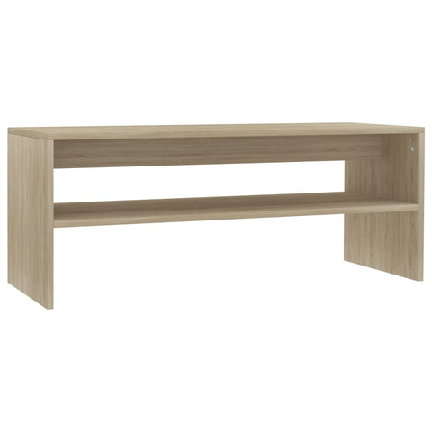 vidaXL Couchtisch Sonoma-Eiche 100x40x40 cm Holzwerkstoff