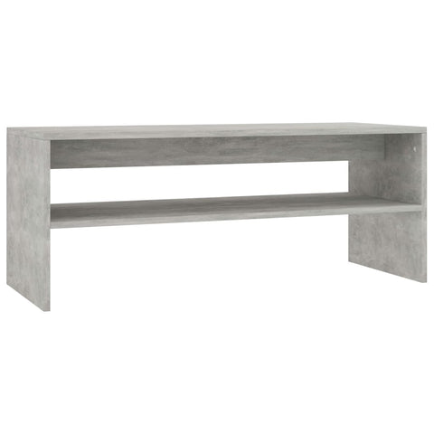 vidaXL Couchtisch Betongrau 100x40x40 cm Holzwerkstoff