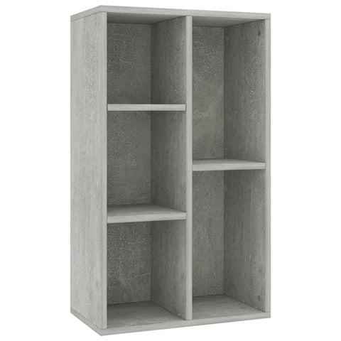 Bücherregal/Sideboard Betongrau 50x25x80 cm Holzwerkstoff