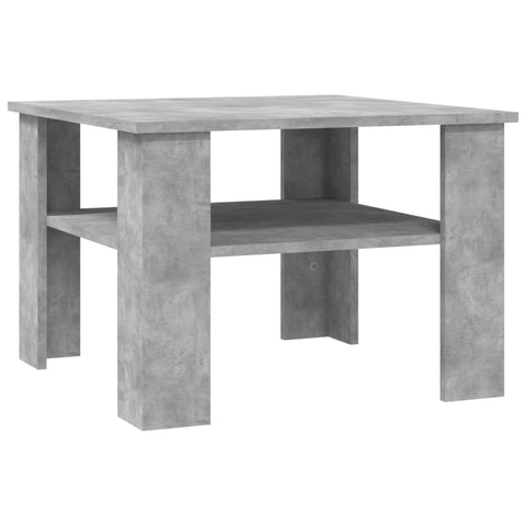 vidaXL Couchtisch Betongrau 60x60x42 cm Holzwerkstoff