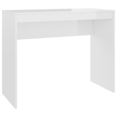 vidaXL Schreibtisch Hochglanz-Weiß 90x40x72 cm Holzwerkstoff