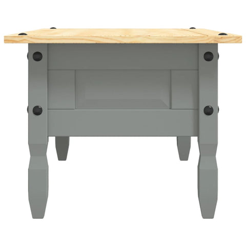 vidaXL Couchtisch Mexiko-Stil Kiefernholz Grau 100x55x45 cm