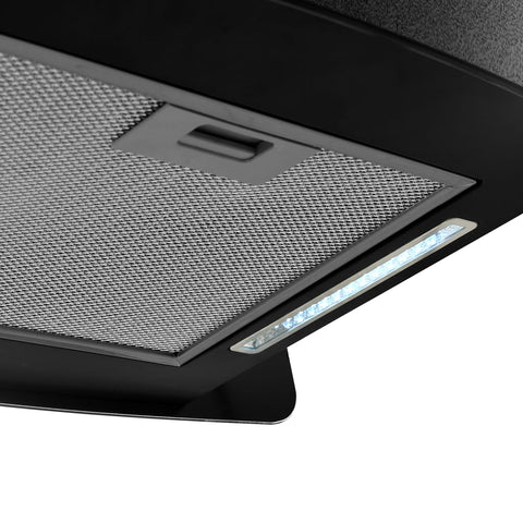 Hängende Inselhaube Touch-Sensor LCD Gehärtetes Glas