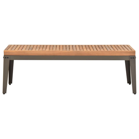 vidaXL Garten-Couchtisch 110x55x36 cm Massivholz Akazie