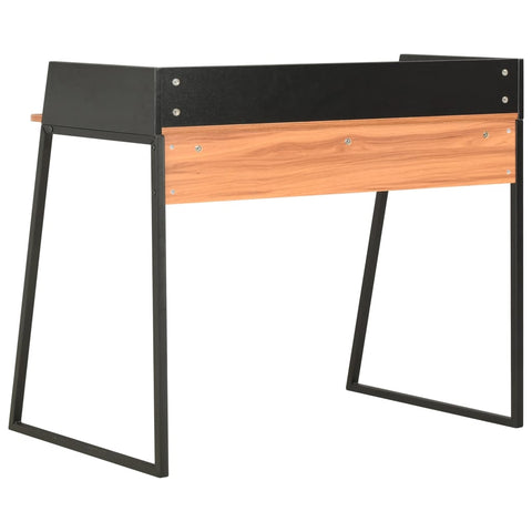 vidaXL Schreibtisch Schwarz und Braun 90x60x88 cm