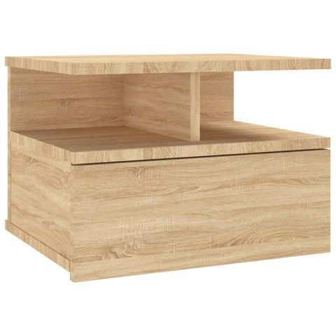 vidaXL Hängender Nachttisch Sonoma-Eiche 40x31x27 cm Holzwerkstoff