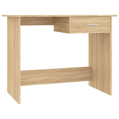 vidaXL Schreibtisch Sonoma-Eiche 100x50x76 cm Holzwerkstoff