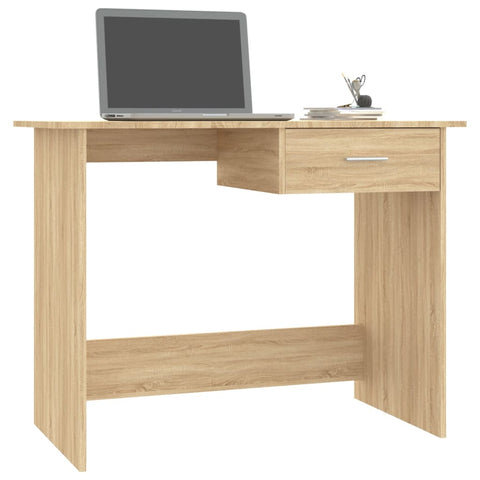 vidaXL Schreibtisch Sonoma-Eiche 100x50x76 cm Holzwerkstoff