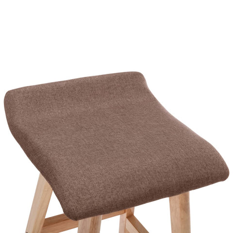 vidaXL Barhocker Taupe Stoff