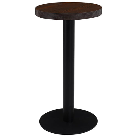 Bistrotisch Dunkelbraun 40 cm MDF