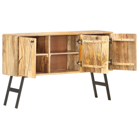 vidaXL Sideboard 118x30x75 cm Massivholz Mango