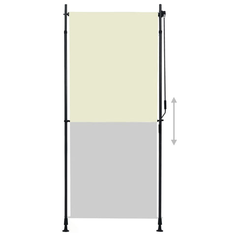 Außenrollo 100 x 270 cm Creme