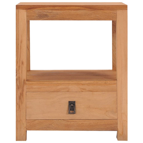 vidaXL Nachttisch 40x30x50 cm Massivholz Teak