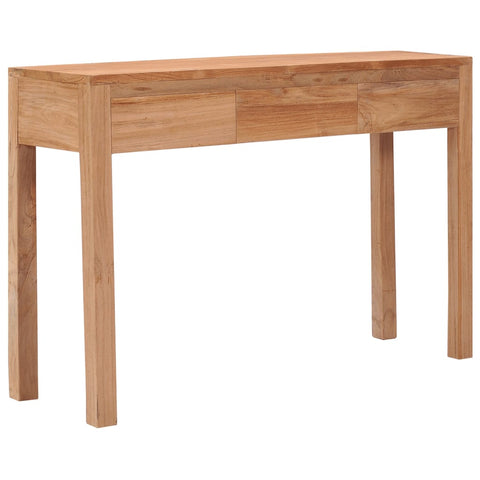 vidaXL Konsolentisch 110x35x75 cm Massivholz Teak