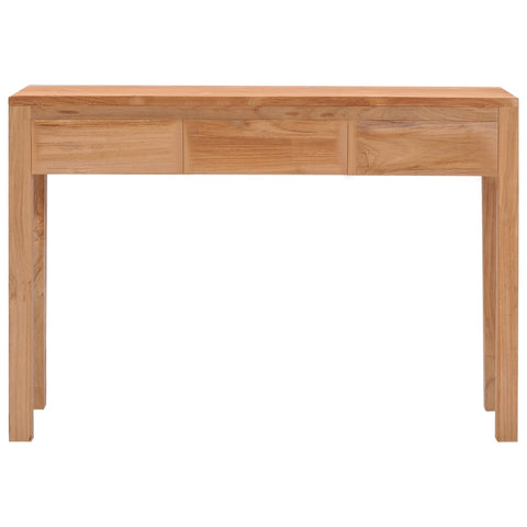 vidaXL Konsolentisch 110x35x75 cm Massivholz Teak