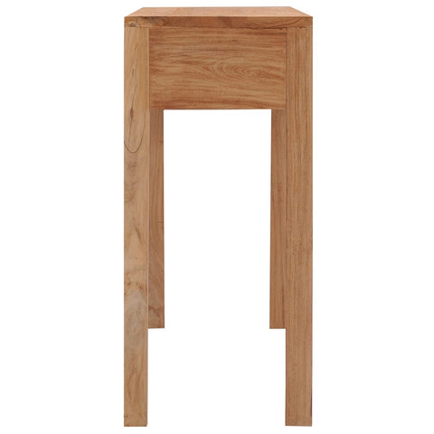 vidaXL Konsolentisch 110x35x75 cm Massivholz Teak