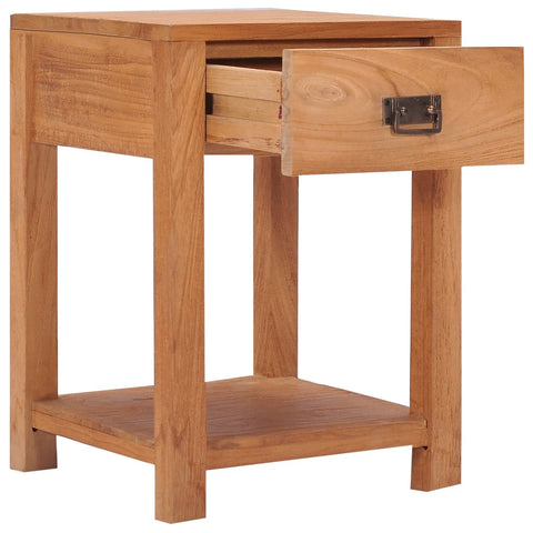 vidaXL Nachttisch 35x35x50 cm Massivholz Teak