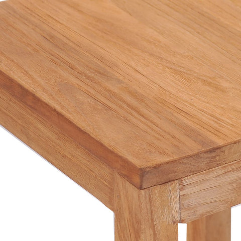 vidaXL Barhocker 2 Stk. Massivholz Teak