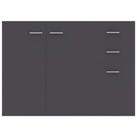 Sideboard Grau 105x30x75 cm Holzwerkstoff