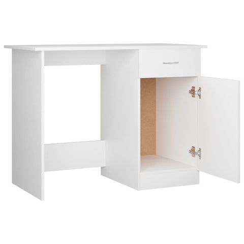 vidaXL Schreibtisch Weiß 100×50×76 cm Holzwerkstoff