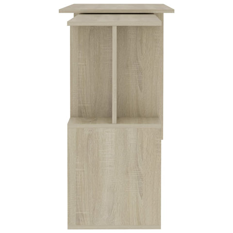 vidaXL Eckschreibtisch Sonoma-Eiche 200x50x76 cm Holzwerkstoff