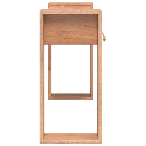 vidaXL Konsolentisch 90x35x75 cm Teak Massivholz