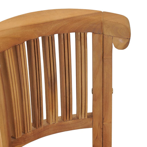 vidaXL Barhocker Teak Massivholz