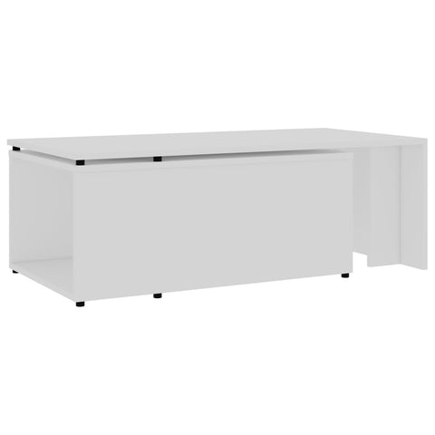 vidaXL Couchtisch Weiß 150x50x35 cm Holzwerkstoff