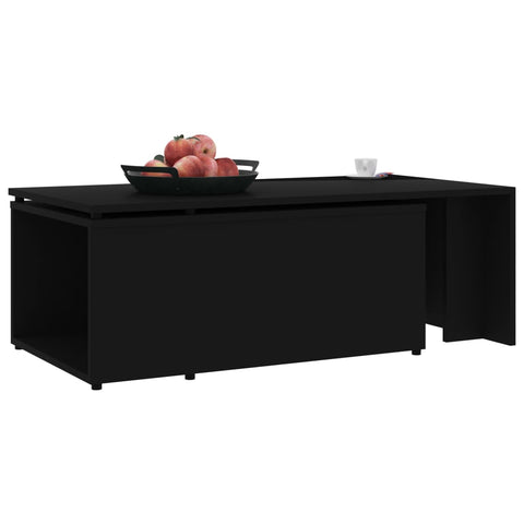 vidaXL Couchtisch Schwarz 150x50x35 cm Holzwerkstoff