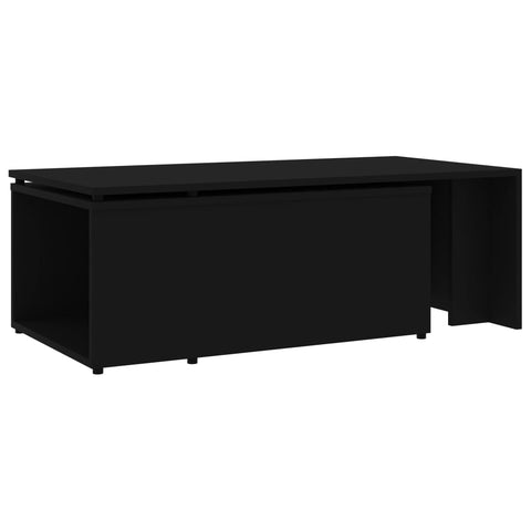 vidaXL Couchtisch Schwarz 150x50x35 cm Holzwerkstoff