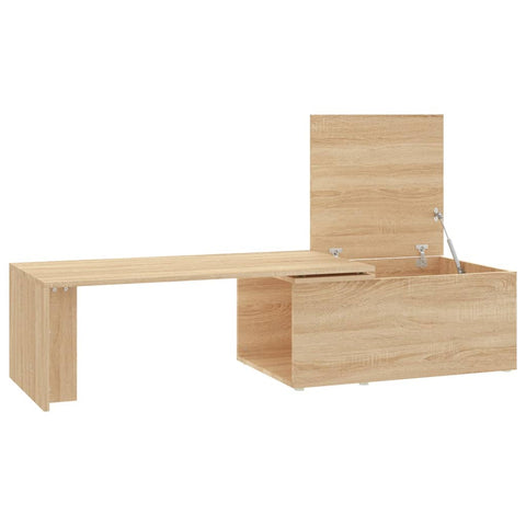 vidaXL Couchtisch Sonoma-Eiche 150x50x35 cm Holzwerkstoff