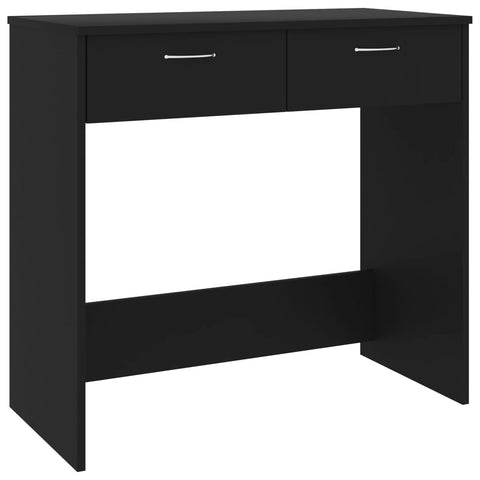 vidaXL Schreibtisch Schwarz 80x40x75 cm Holzwerkstoff