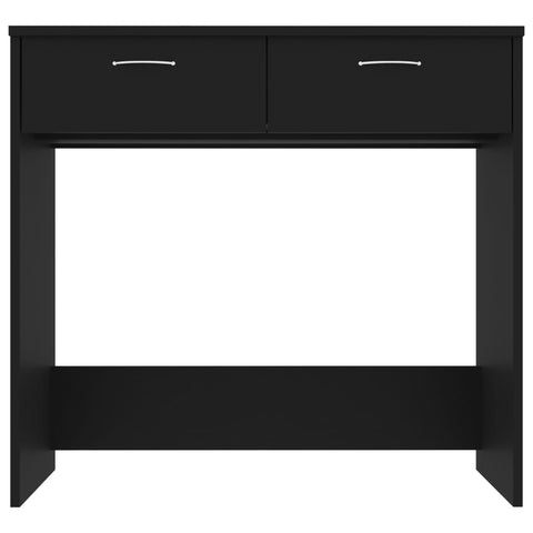 vidaXL Schreibtisch Schwarz 80x40x75 cm Holzwerkstoff