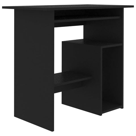 vidaXL Schreibtisch Schwarz 80x45x74 cm Holzwerkstoff