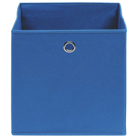 Aufbewahrungsboxen 4 Stk. Blau 32x32x32 cm Stoff