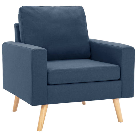 Sessel Blau Stoff