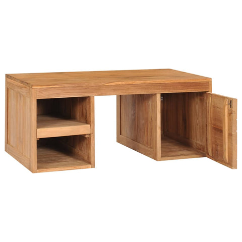 vidaXL Couchtisch 90×50×40 cm Massivholz Teak